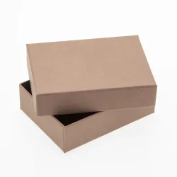 6 Choc Board Box & Lid; Cappuccino